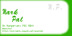 mark pal business card